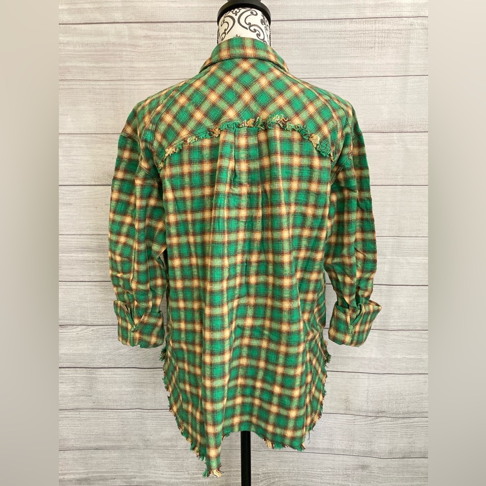 BDG Urban Outfitters | NWOT Women’s Brixton Button-Down Flannel Shirt - Picture 6 of 12